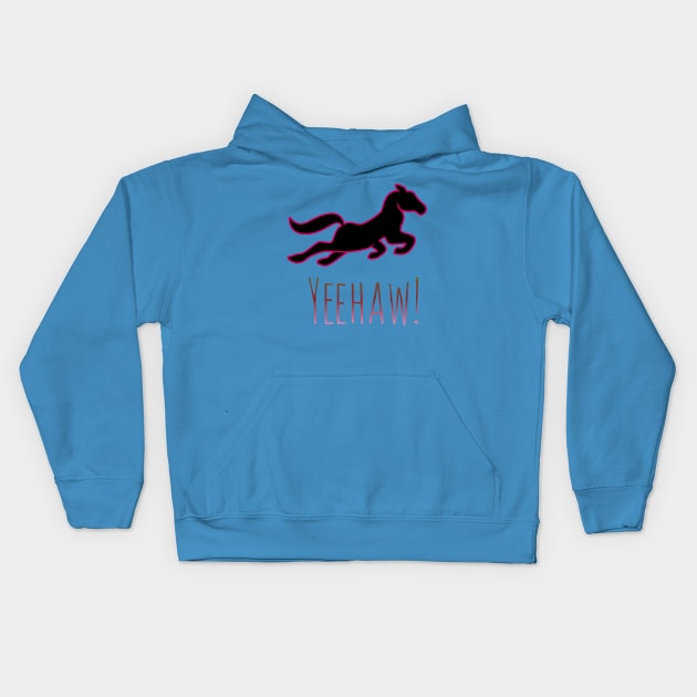 Yeehaw Kids Hoodie by Courtney's Creations